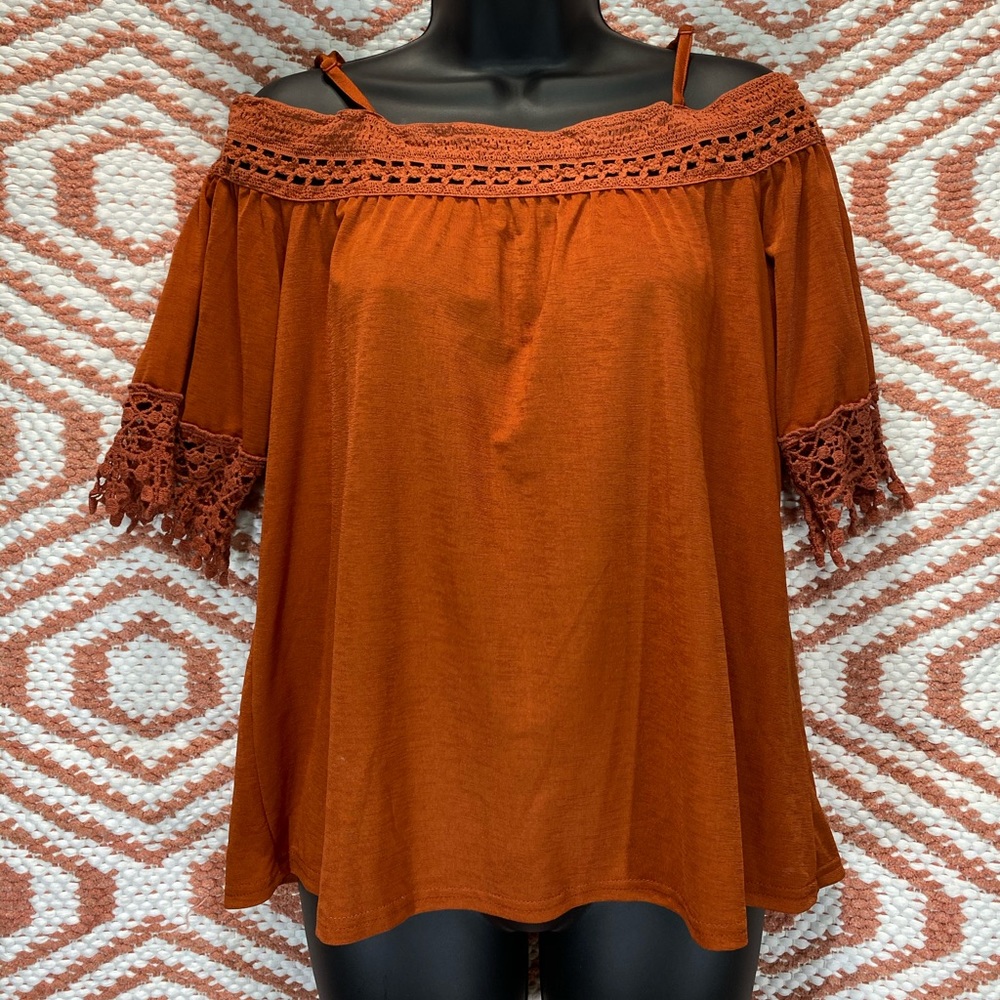 Orange Burnt Blouse